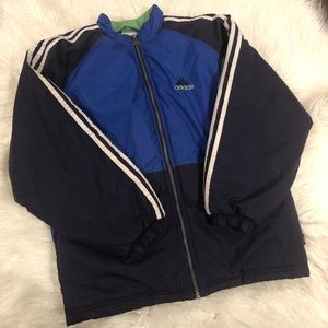 Adidas L Puffer Track Girls Winter Jacket